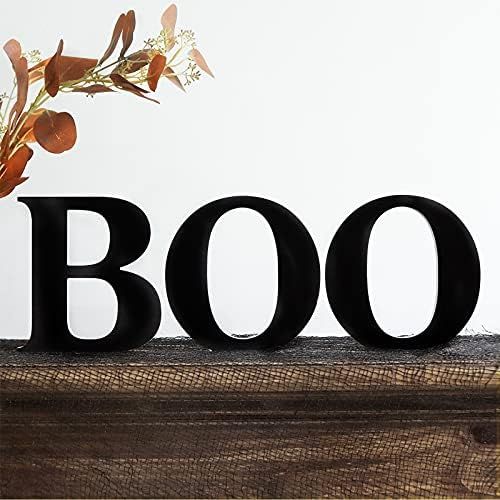 Bunny Chorus Halloween Decorations, Boo Table Sign, Large Free Standing Centerpiece, Halloween Table | Amazon (US)