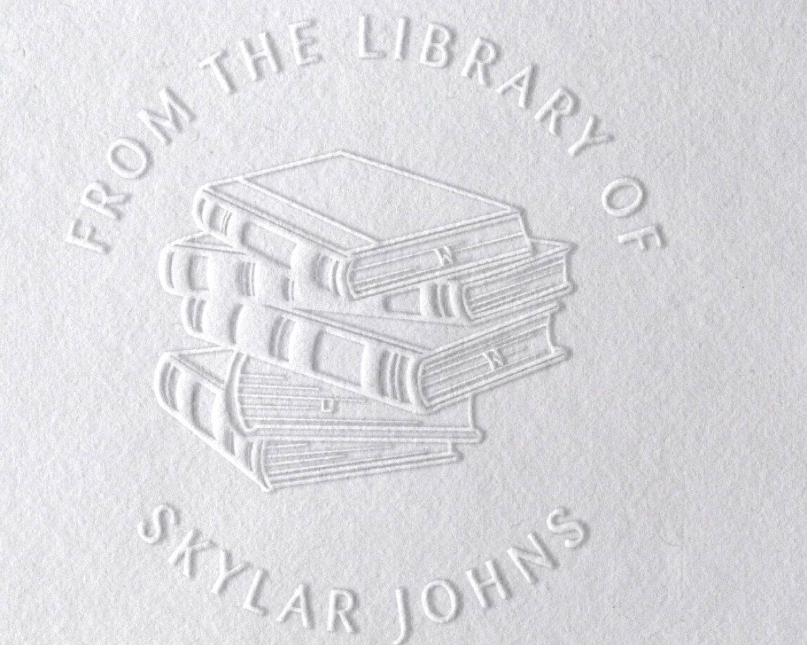 Personalized Book Lover Gift Embosser | Monogram Book Stamp Embosser | Rubber Stamp, Self Inking ... | Etsy (US)