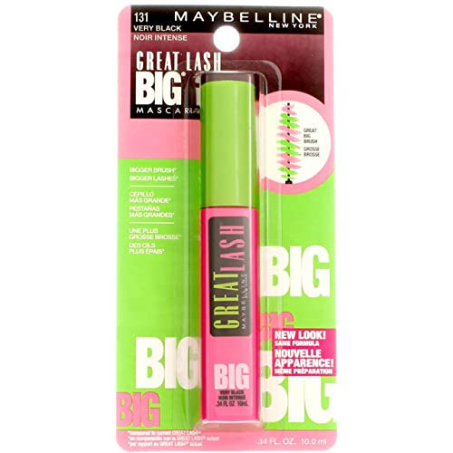 Maybelline Great Lash Big Washable Mascara, Very Black [131], 0.34 oz | Amazon (US)