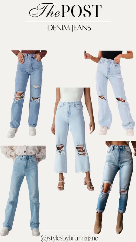 Denim distressed flare jeans and wide leg jeans.
Use code: Postie20

#LTKstyletip #LTKfindsunder100 #LTKsalealert