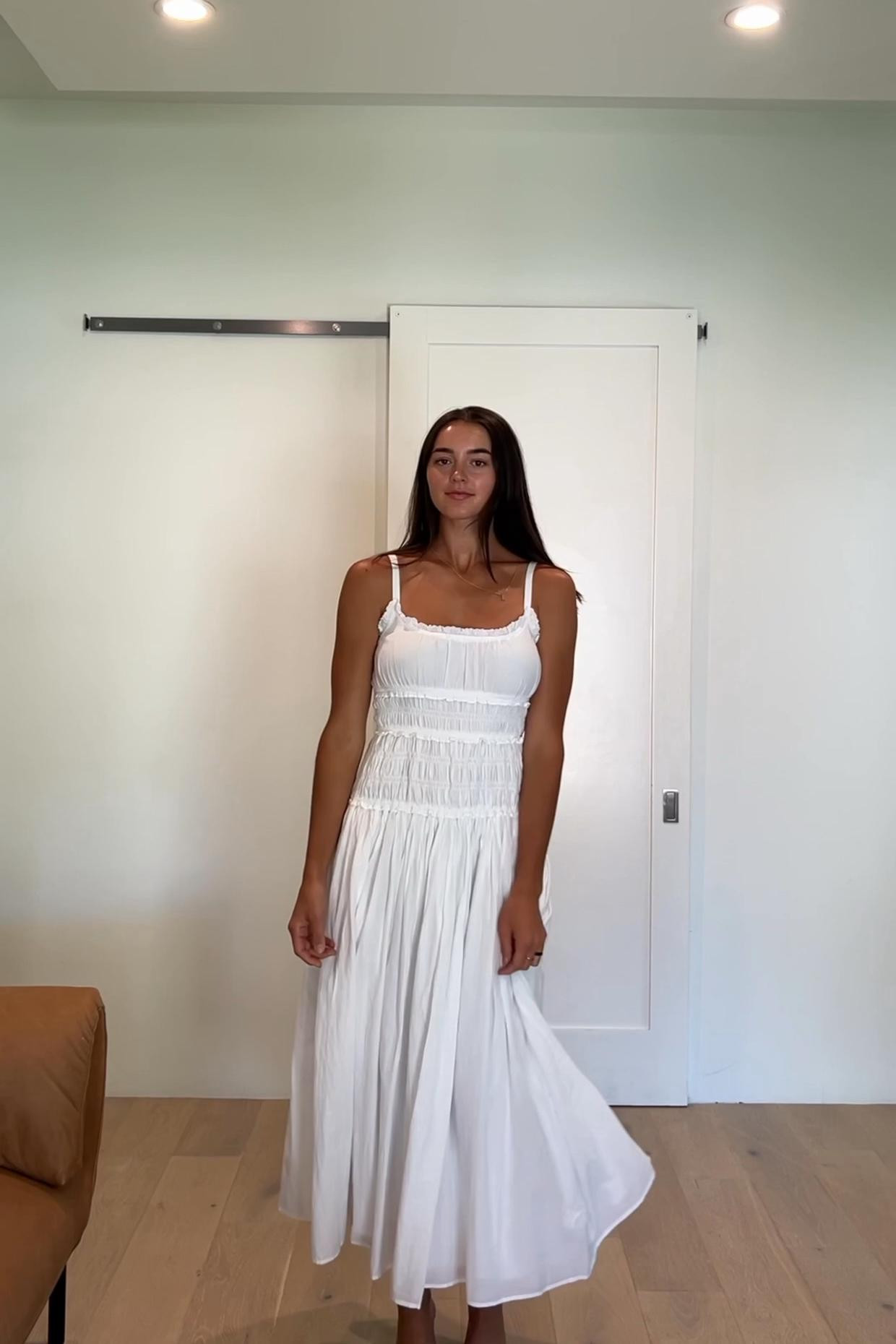 This dissh dupe dress is back in stock! 
Size down! It runs big in the waist 


#LTKSeasonal #LTKTall #LTKWedding