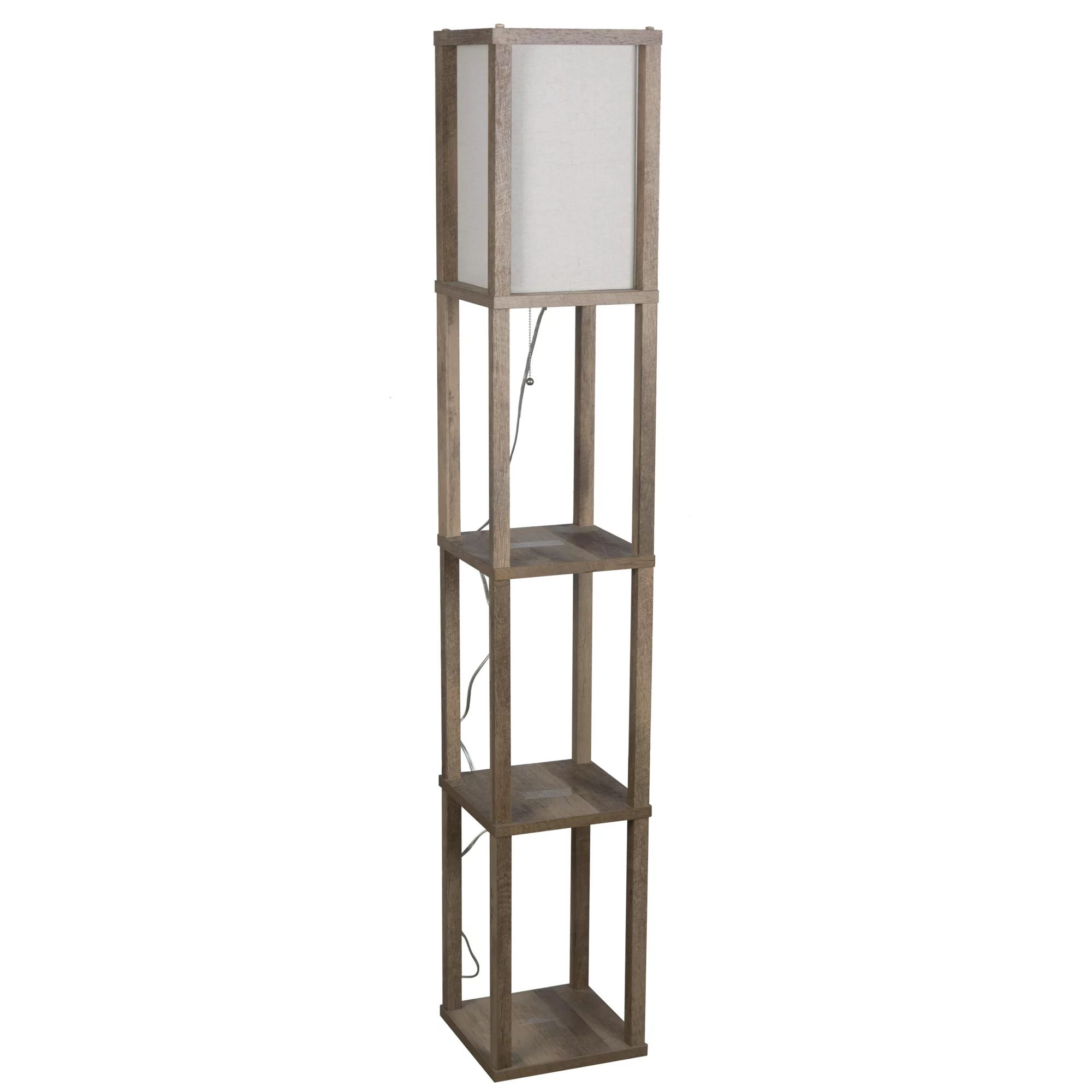 Better Homes and Gardens Crossmill Shelf Floor Lamp | Walmart (US)