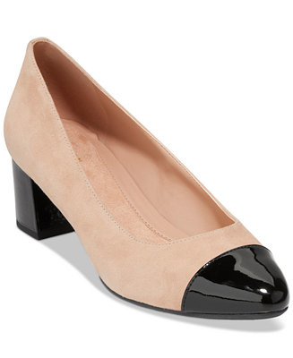 Women's Go-To Block Heel Pumps | Macy's