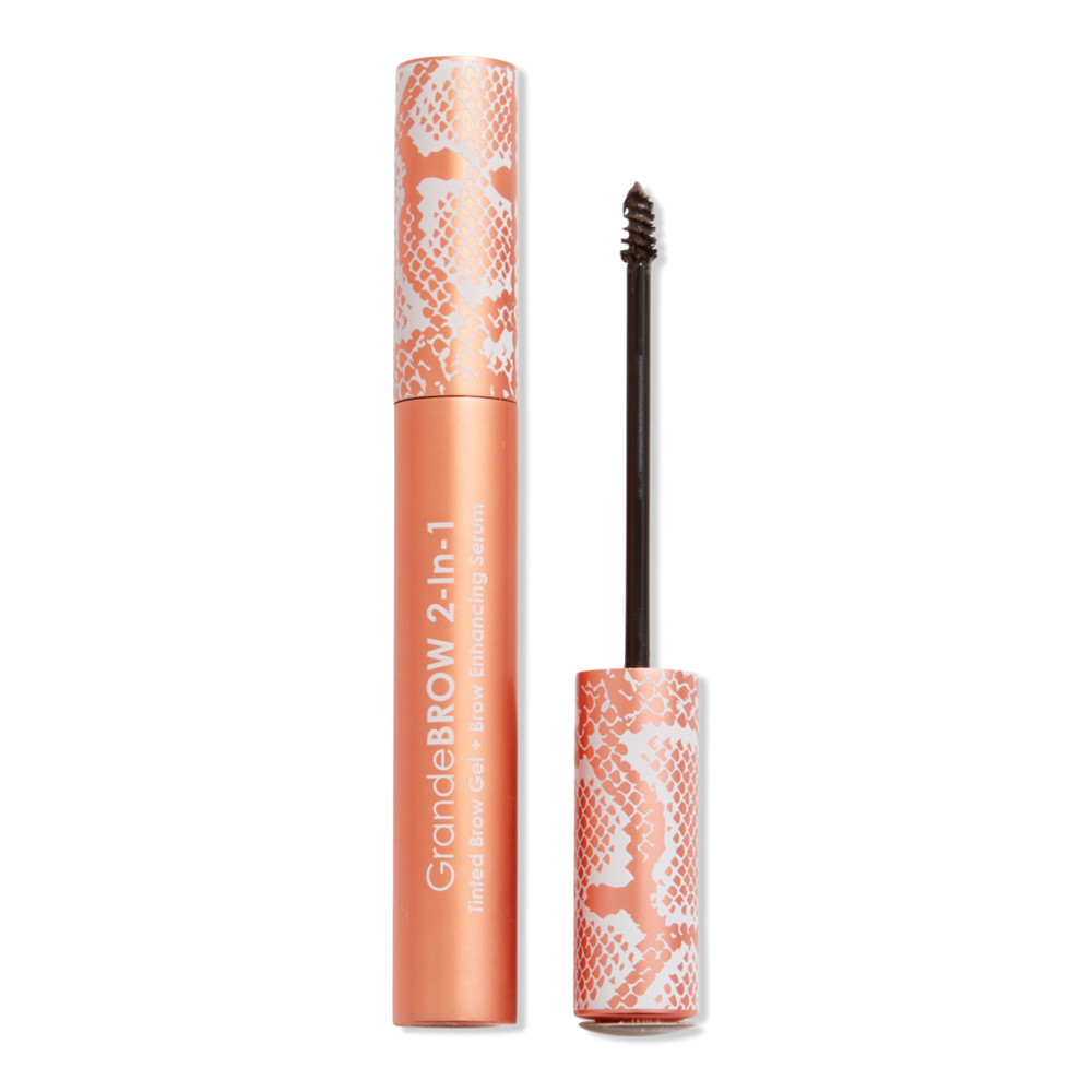 Grande Cosmetics GrandeBROW 2-In-1 Tinted Brow Gel + Brow Enhancing Serum - Taupe | Ulta
