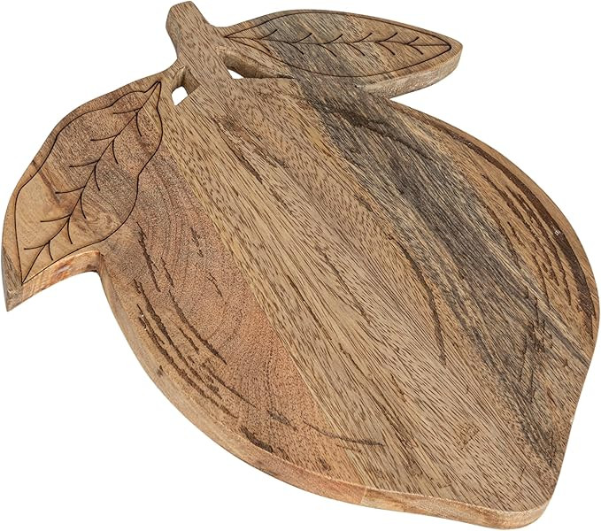 Creative Co-Op, Natural Citrus Charm Mango Wood Cheese Board, Medium | Amazon (US)
