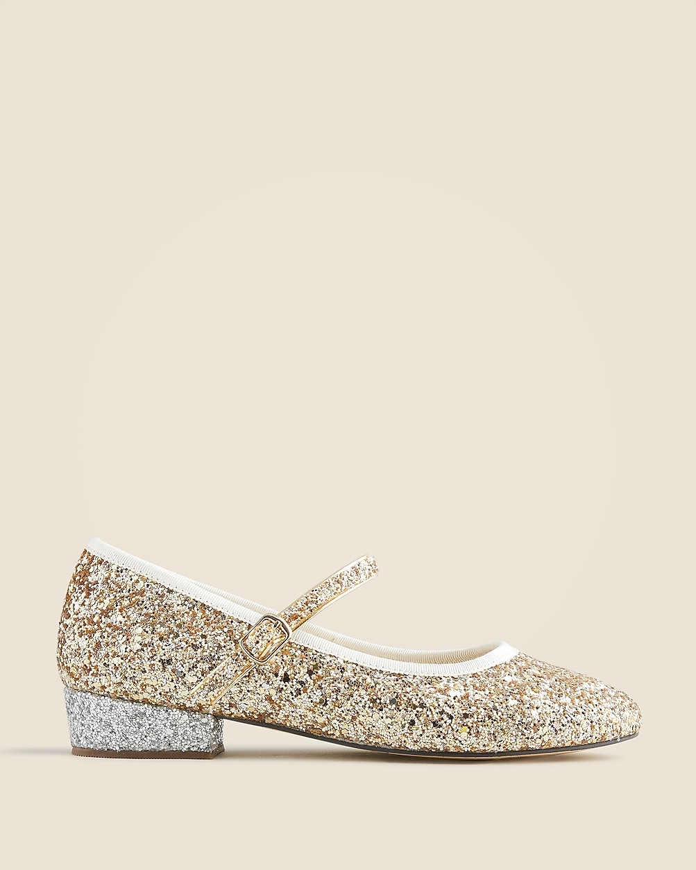 Girls' glitter ballet pumps | J. Crew US