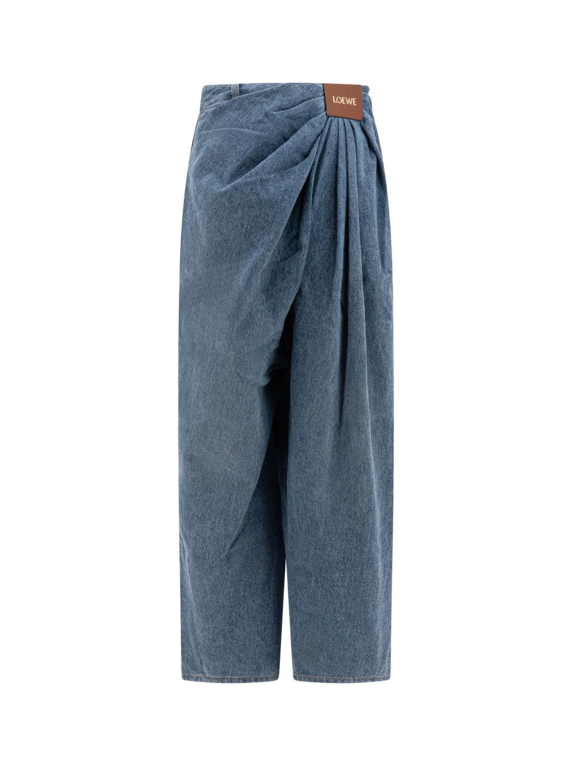 pleated jeans pants | Senser US