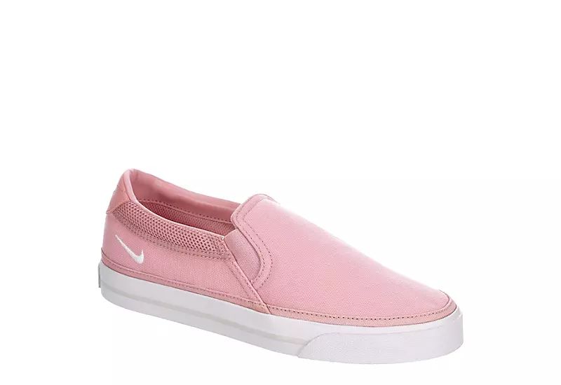 Nike Womens Court Legacy Slip On Sneaker - Pink | Rack Room Shoes