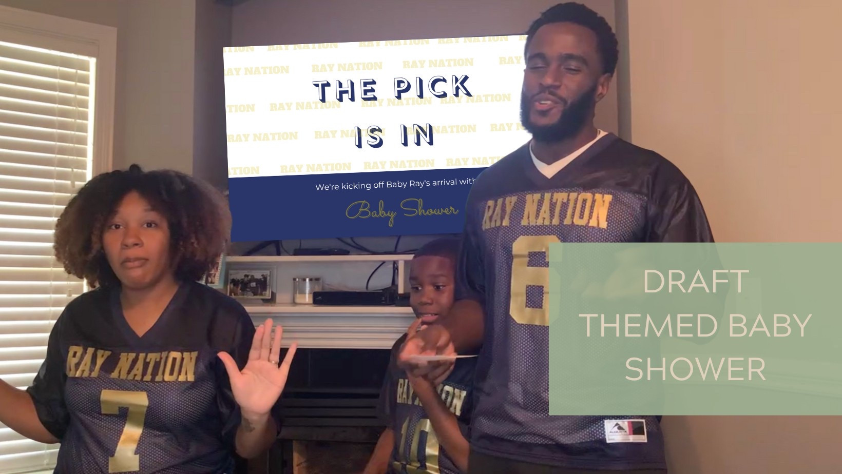 Custom Team/Family jerseys for our Baby Shower Mock Draft Day



#LTKBaby #LTKParties #LTKFamily