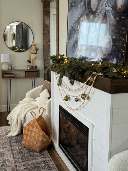 Cozy cottage Christmas vibes! Loving our new mantle and styling it for the holiday! 

#LTKHoliday #LTKSeasonal #LTKhome