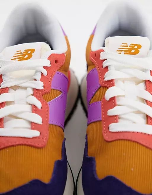 New Balance 237 trainers in purple and orange | ASOS (Global)