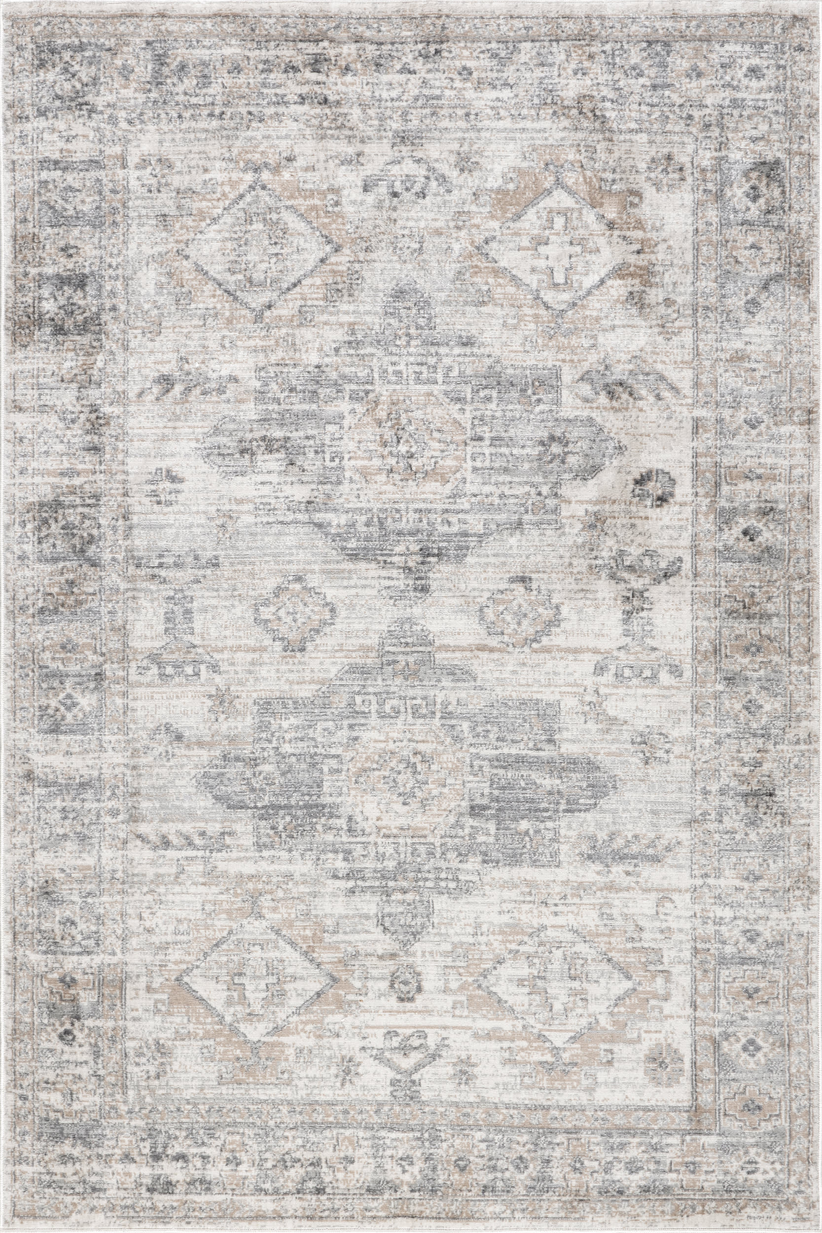 Grey Rowyn Medallion 7' 6"" x 9' 6"" rug | Rugs USA