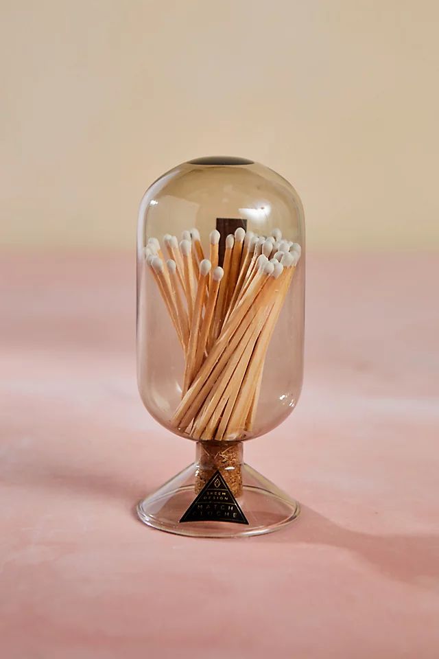 Glass Cloche with Matches | Anthropologie (US)