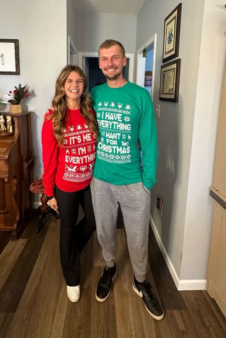 Couples Christmas outfit 
Couples Christmas sweaters 
Couples Christmas shirts

#LTKfindsunder50 #LTKparties #LTKHoliday