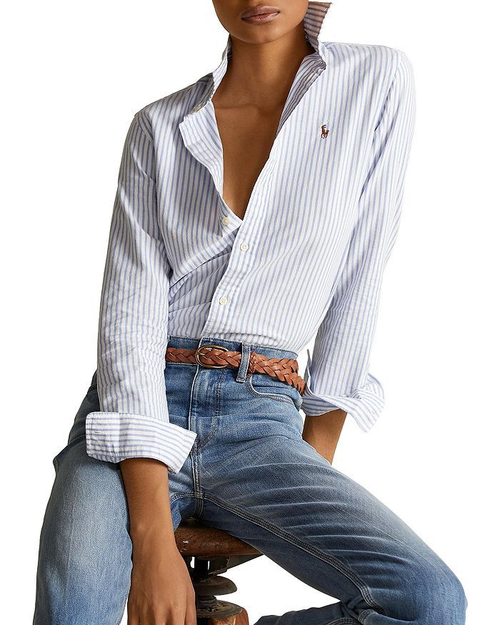 Striped Button Down Oxford Shirt | Bloomingdale's (US)