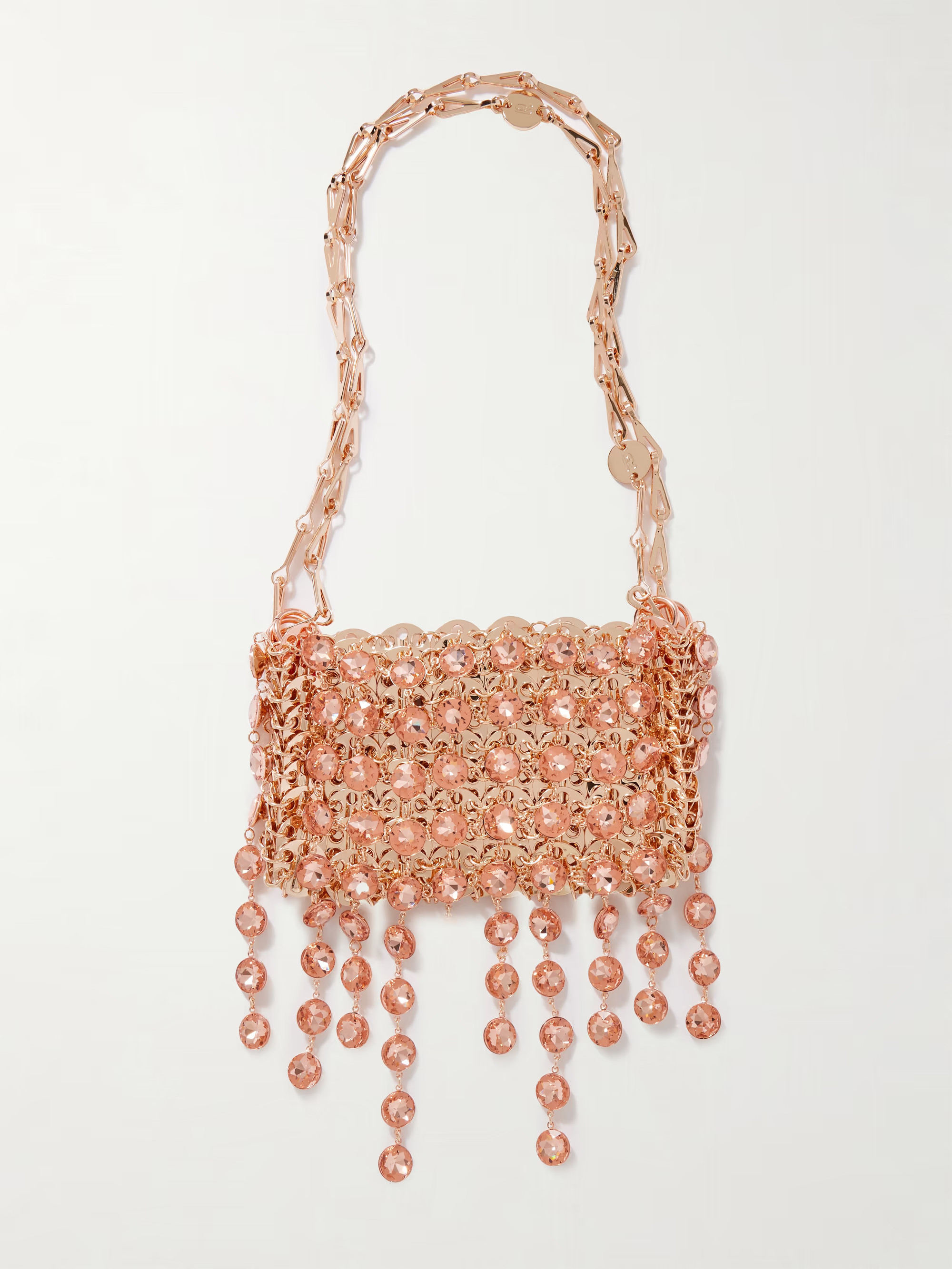 1969 Nano crystal-embellished chainmail shoulder bag | NET-A-PORTER (US)