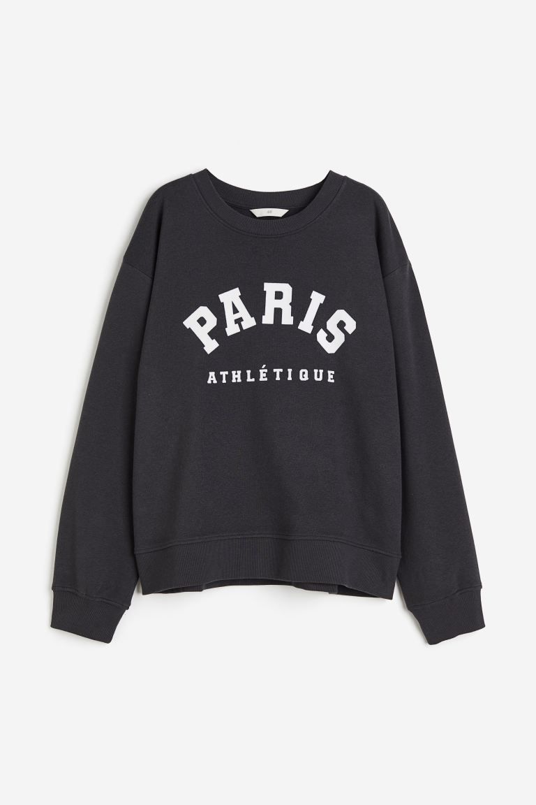 Printed Sweatshirt | H&M (US + CA)