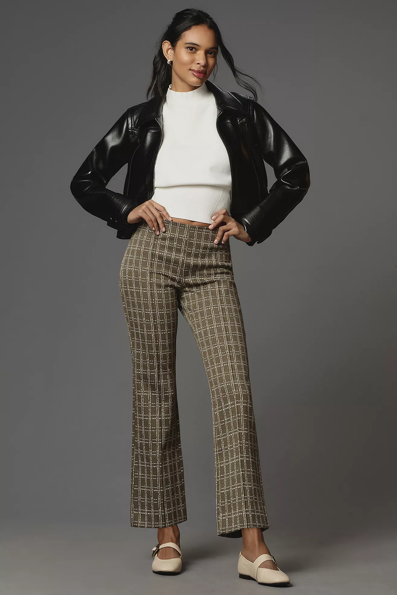 The Margot Kick-Flare Cropped Pants by Maeve | Anthropologie (US)