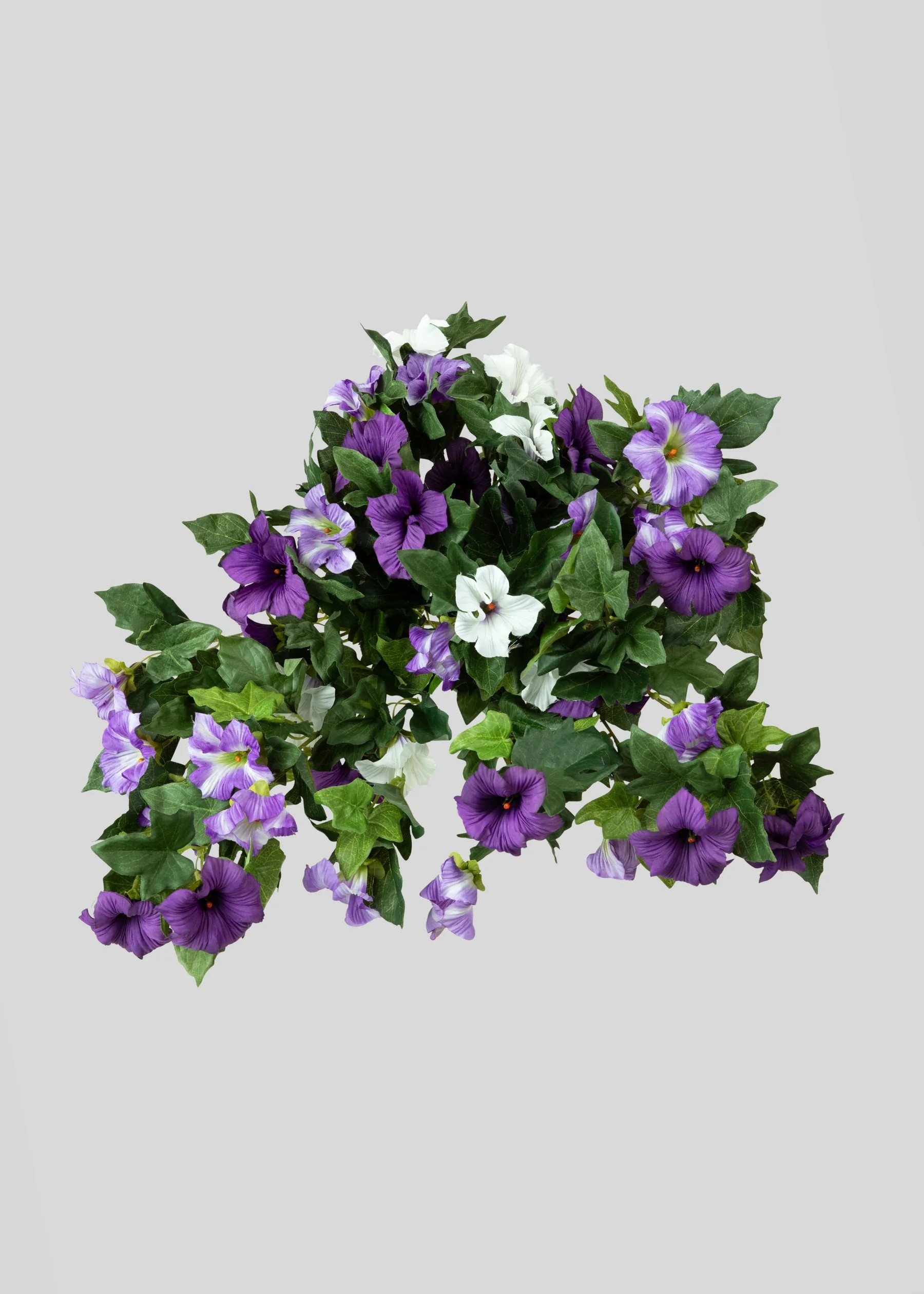 UV Treated Petunia Hanging Bush | Fake Outdoor Flowers at Afloral | Afloral
