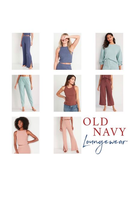Old navy rib knit loungewear. So comfy and stretchy! 30% off with code HURRY! Womens loungewear. Comfy pajamas. 

#LTKSeasonal #LTKsalealert #LTKunder50