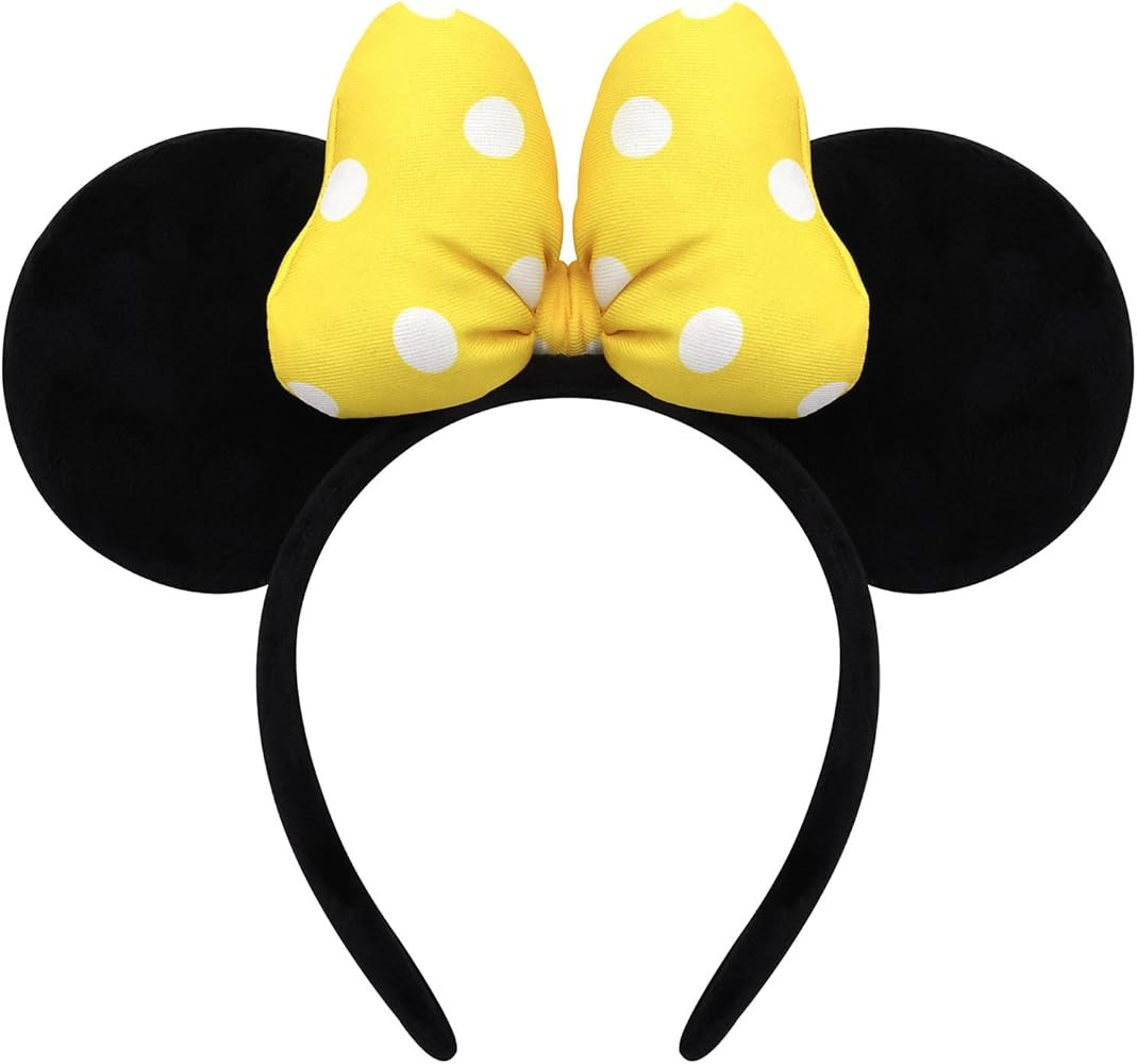 Handmade Mouse Ears Headband for Women and Ladies, Polka Dot Bow Mini Ears Costume Accessories | Amazon (US)