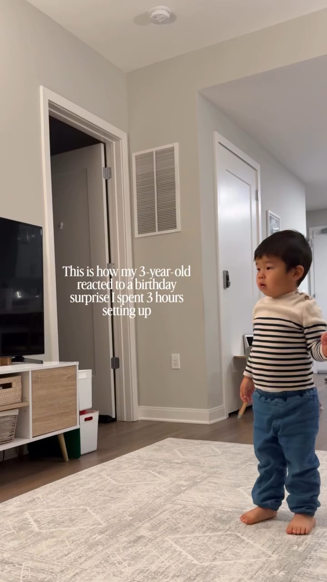 Wasn’t exactly the reaction I was expecting at first. He didn’t like that his cars were not “home” i.e. the white bucket 😅 But now we’re happy and we are all loving the @enjoythewood_ personalized garage because I mean, is there a better looking garage than this? 😍

Use promo code TRICIA for 15% off your order 👀

#toycargarage #toddlerboy #toycars #toyorganization #toddlermom #3yearold