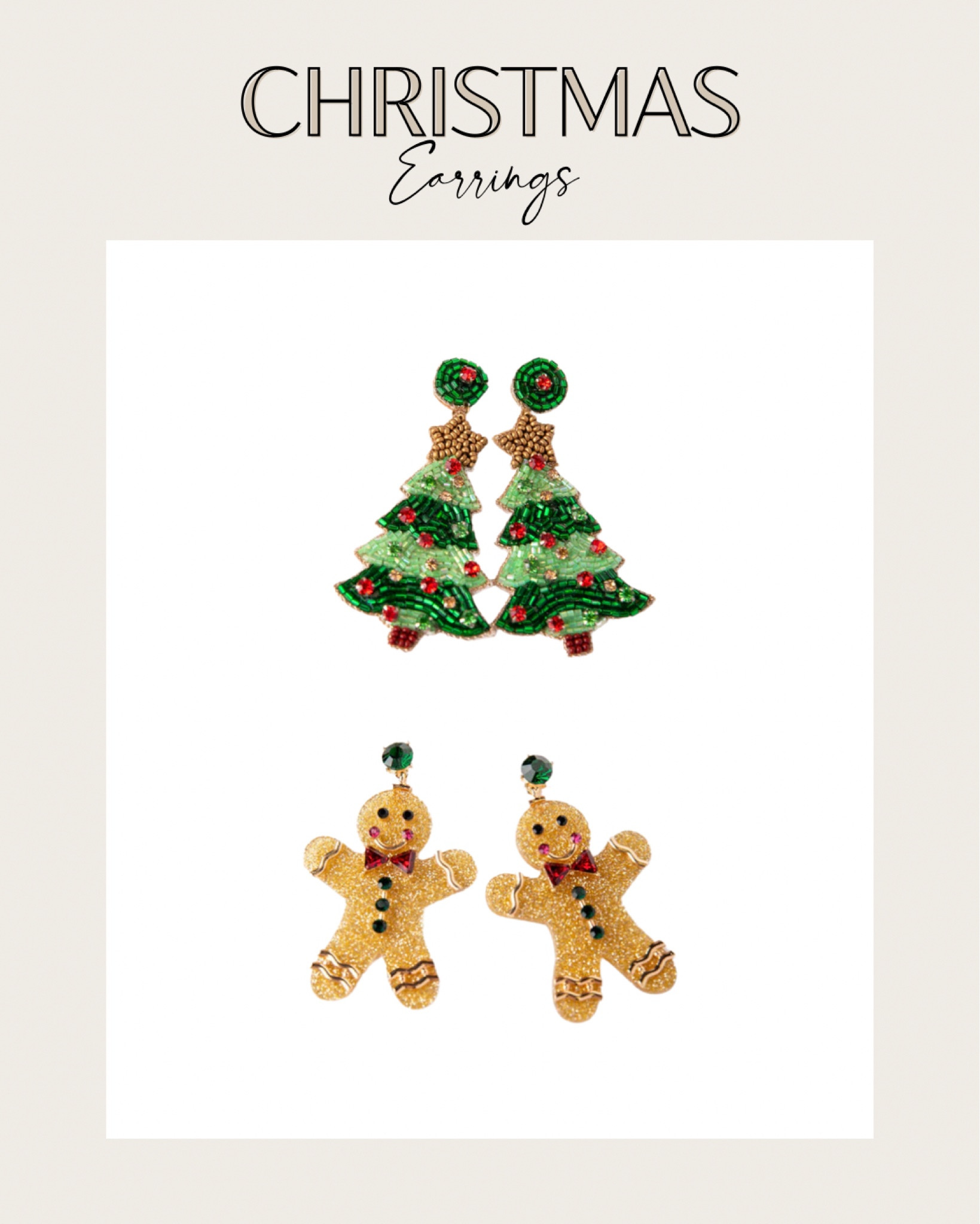 Christmas Earrings 🎄

#LTKHoliday #LTKGiftGuide #LTKFindsUnder50