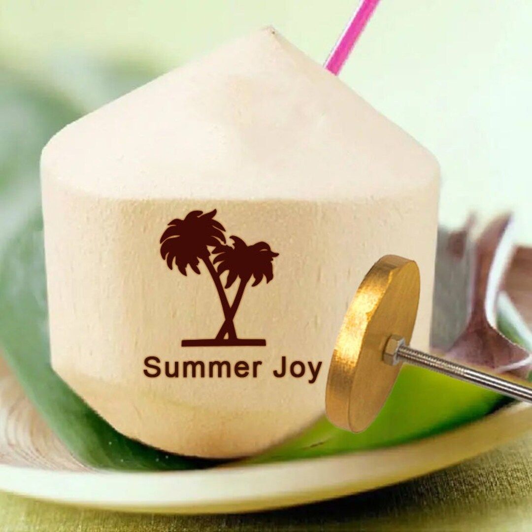 Custom Engraved Coconut,custom Coconut Brand Iron For,branding Iron for Coconuts,branded Wedding ... | Etsy (US)