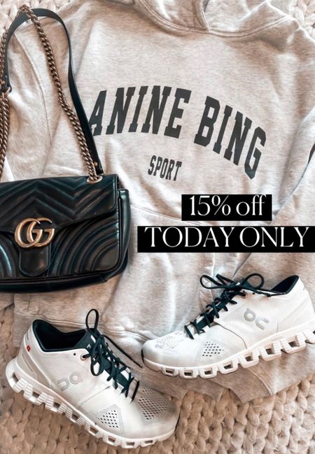 Anine Bing Sweatshirt 
Gift guide
Gucci bag
On sneakers 
Running sneakers 
#LTKSeasonal #LTKitbag #LTKGiftGuide #LTKsalealert
