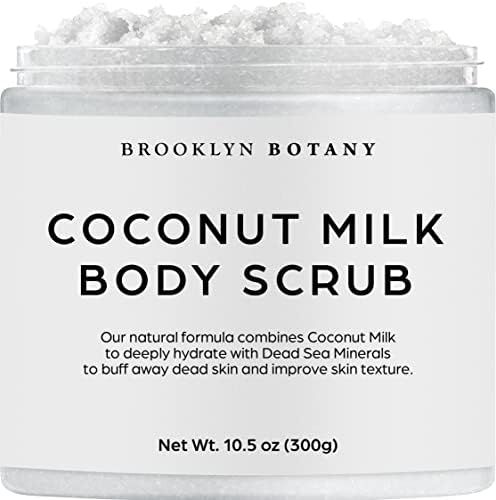 Brooklyn Botany Coconut Milk Body Scrub - Moisturizing and Exfoliating Body, Face, Hand, Foot Scrub  | Amazon (US)