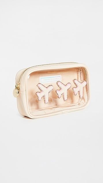 Glitter Airplane Travel Pouch | Shopbop