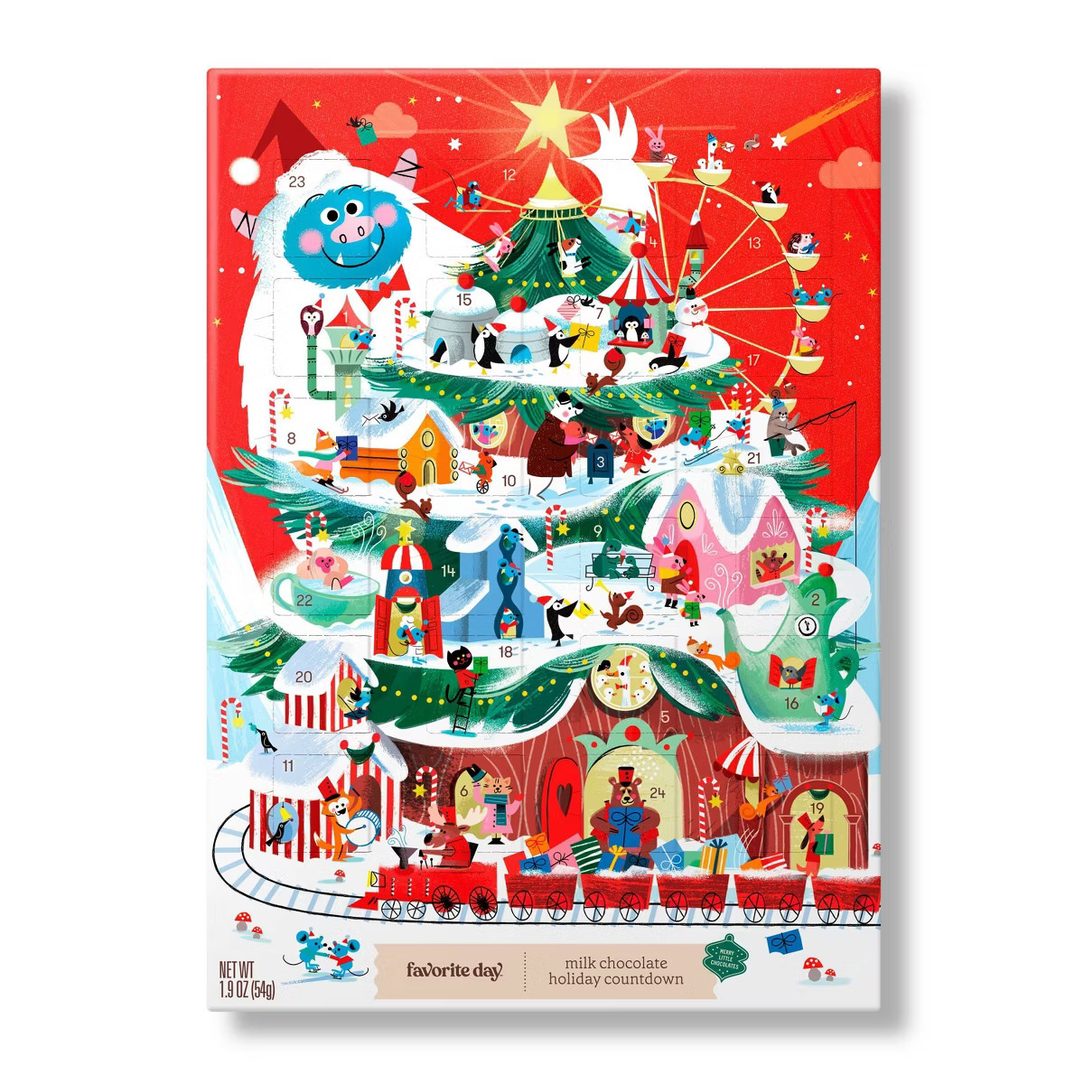 Christmas 24 Day Milk Chocolate Advent Calendar, Package May Vary - 1.9oz - Favorite Day™ | Target
