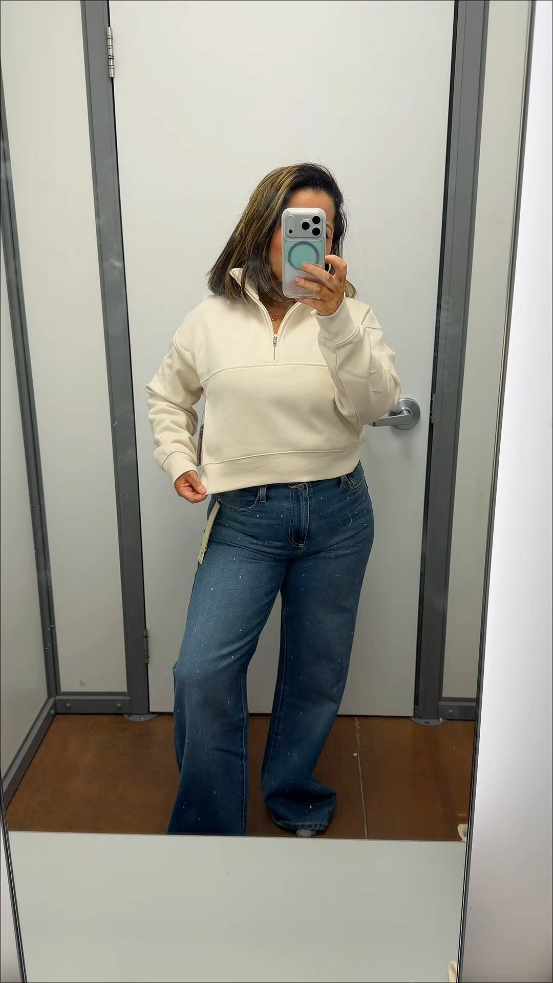 Fleece half zip pullover for $13! This is perfect for mom life running errands but still looking put together! I’m wearing a size medium. 

#LTKMidsize #LTKPetite #LTKmomlife