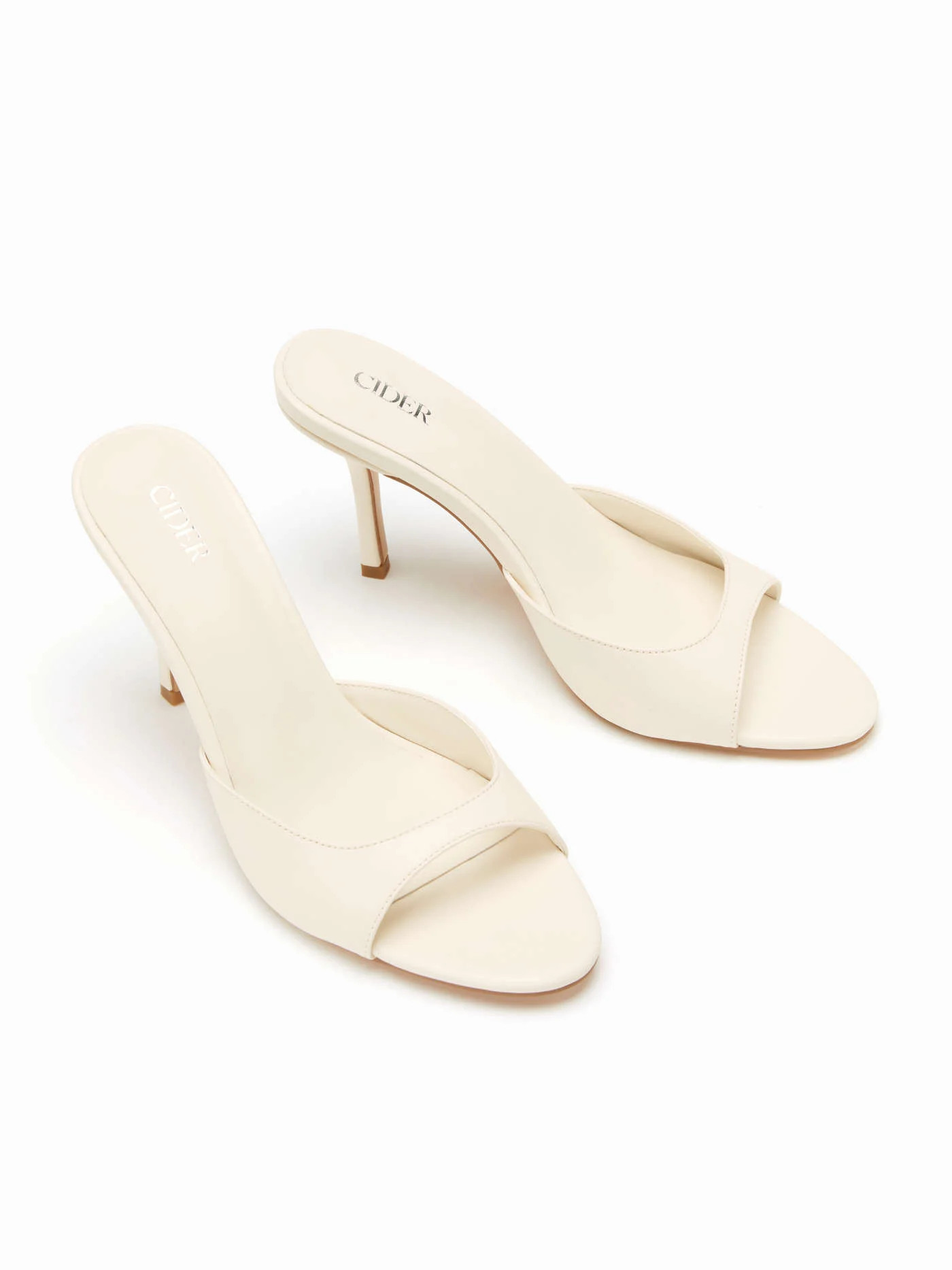 FAUX LEATHER POINTED TOE HEELS CHF 44.90 | Cider