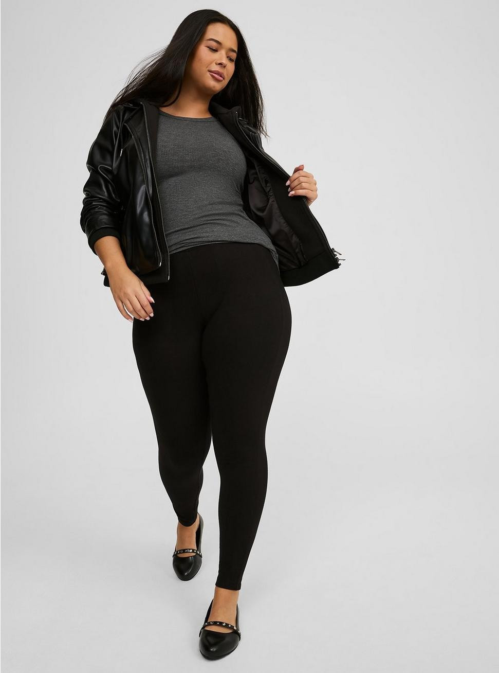 Full Length Signature Waist Slim Fit Pocket Legging | Torrid (US & Canada)