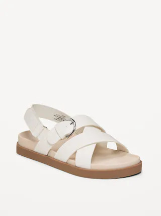 Buckled Double-Strap Sandals for Girls | Old Navy (US)