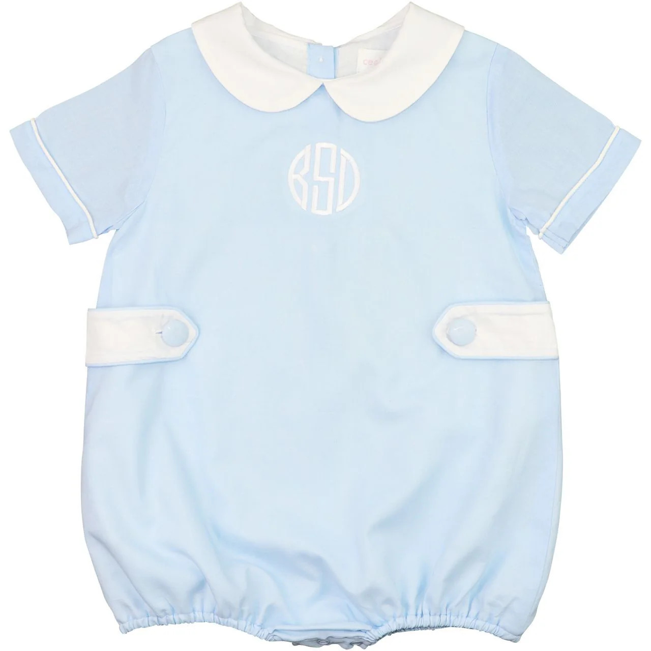 Blue And White Tab Bubble | Cecil and Lou