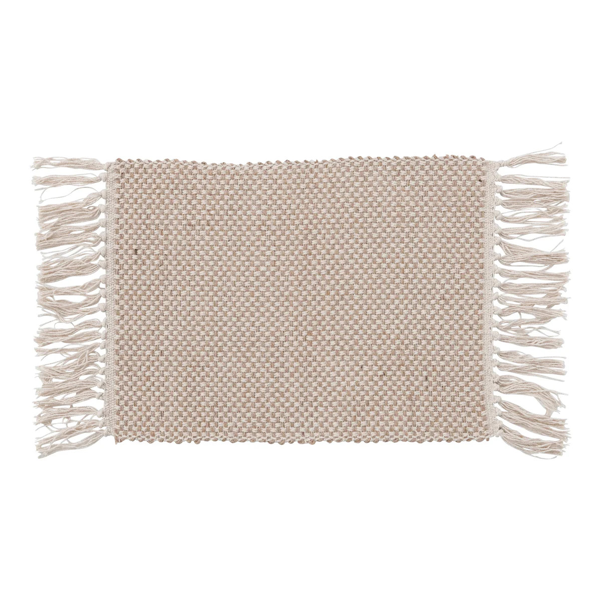 Woven Jute and Cotton Fringed Placemat | APIARY by The Busy Bee
