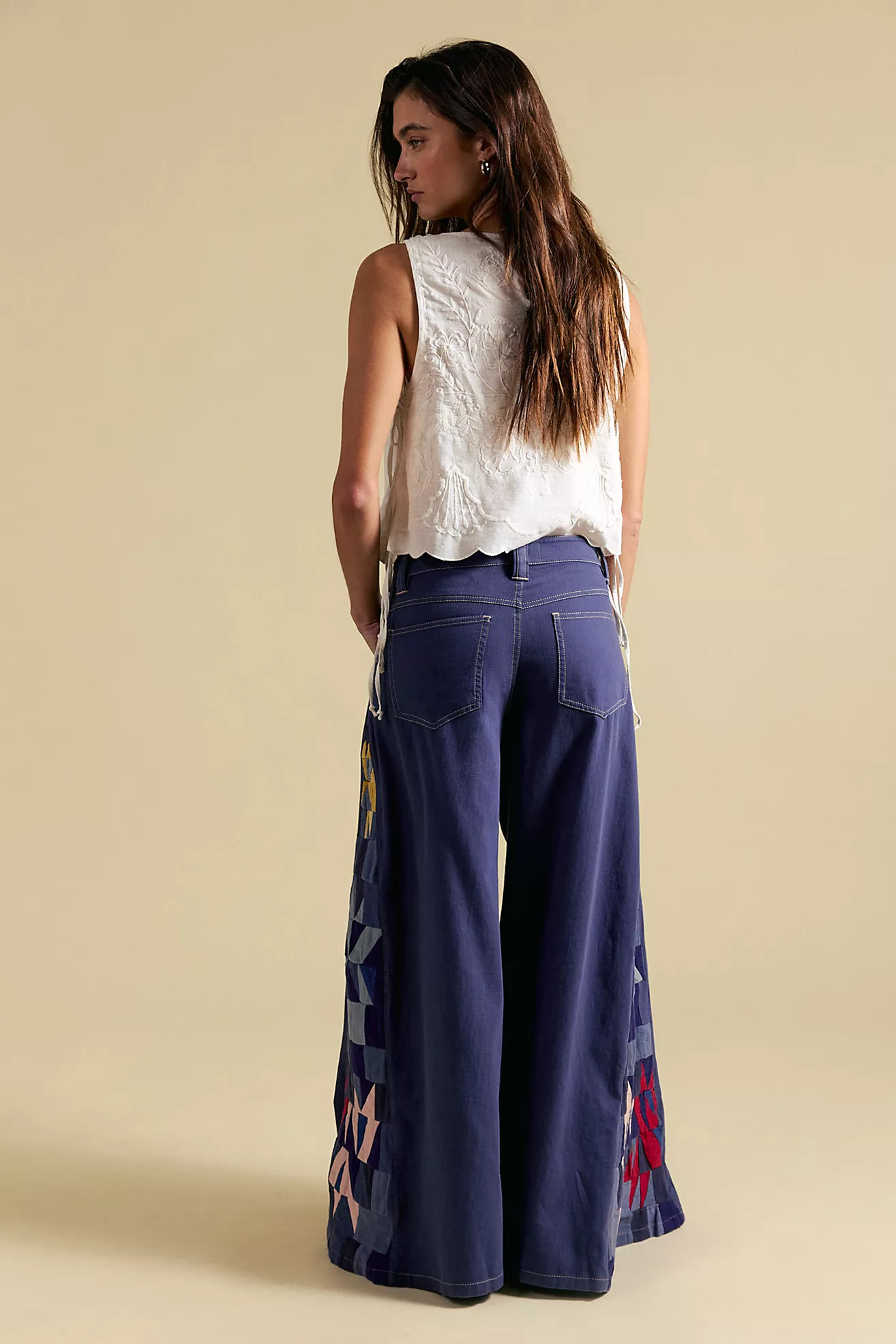 We The Free Kaleidoscope Wide Leg Jeans | Free People (Global - UK&FR Excluded)