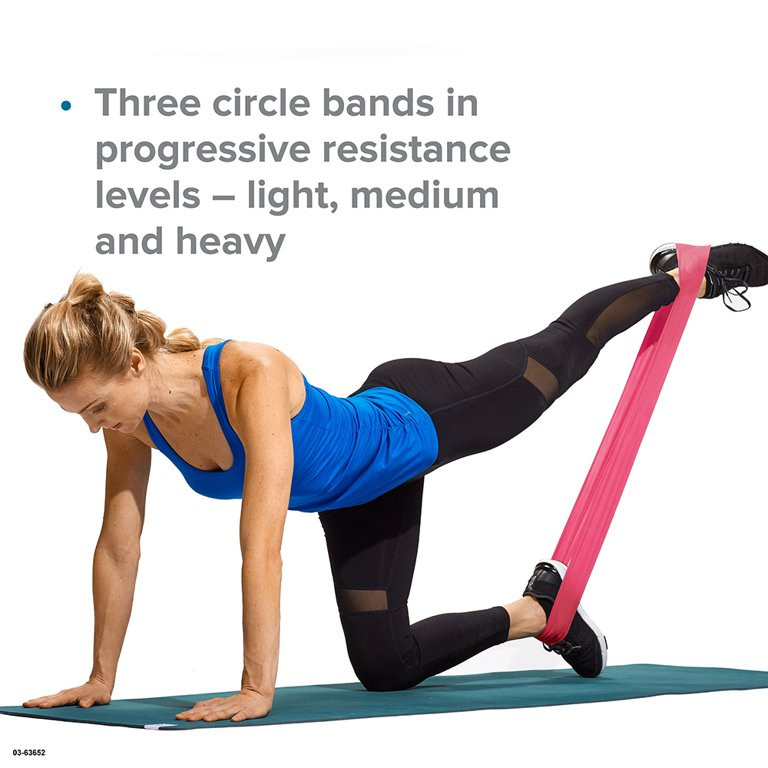 Evolve by Gaiam Loop Band Kit, Includes Light, Medium and Heavy Resistance Levels, 3 Pk | Walmart (US)