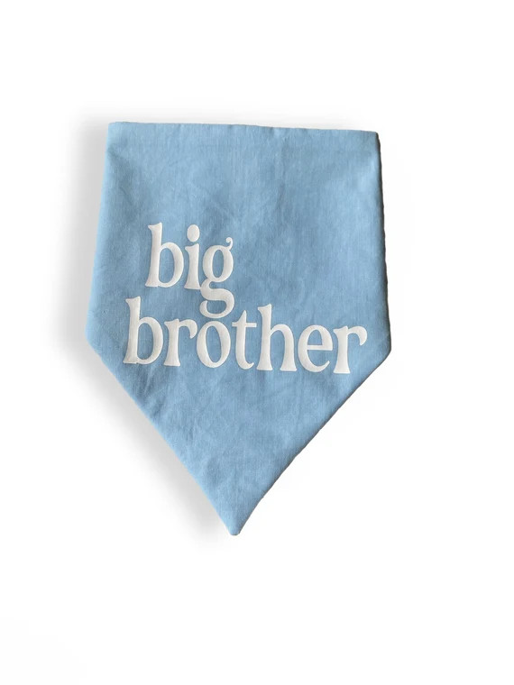 Big Brother Bandana Pregnancy Announcement Dog Bandana | Etsy | Etsy (US)