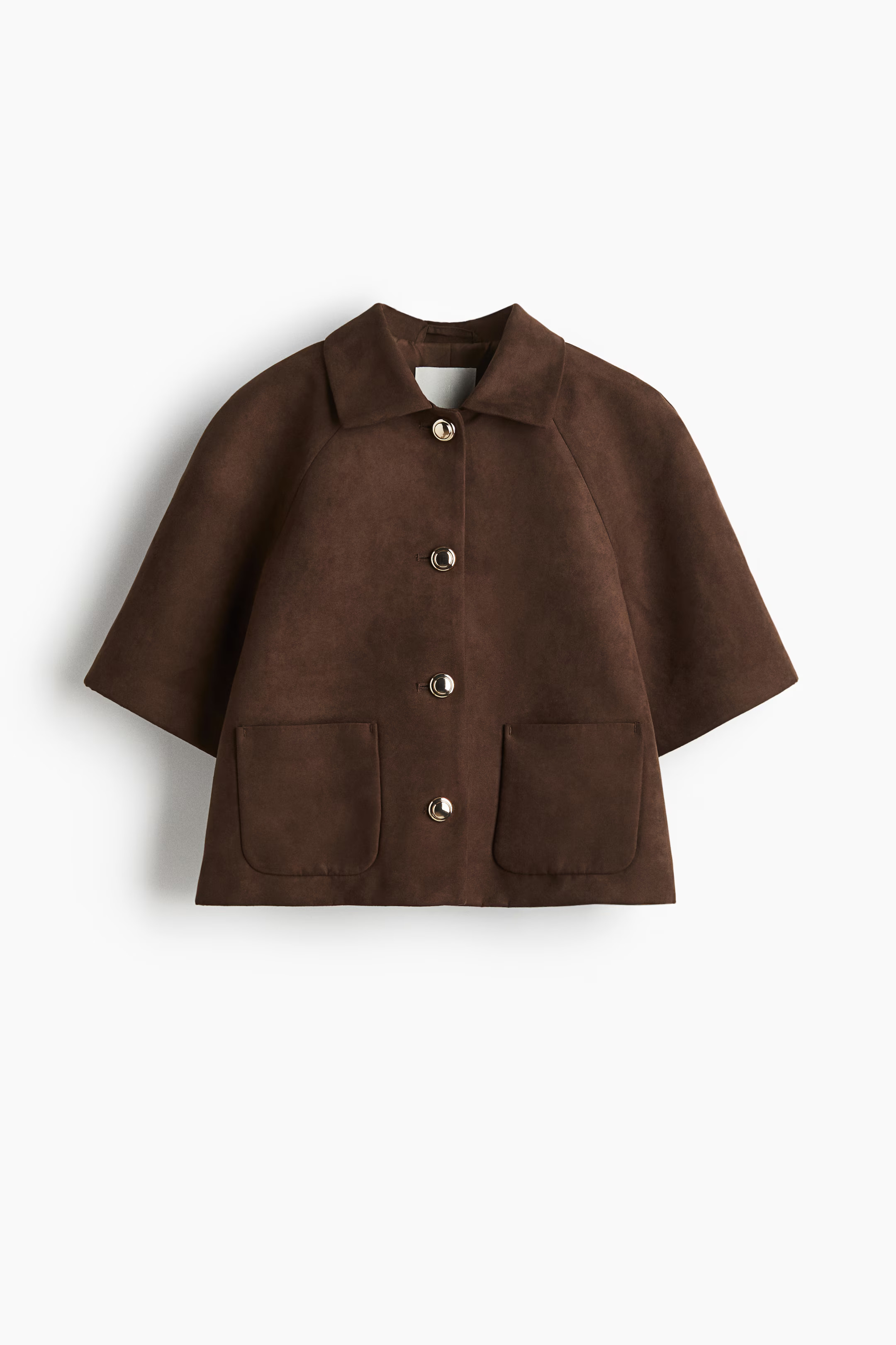 Kurzarmblazer - Dunkelbraun - Ladies | H&M DE | H&M (DE, AT, CH, NL, FI)