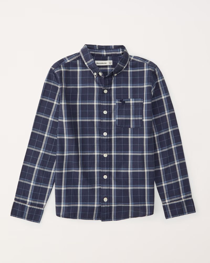 long-sleeve icon shirt | Abercrombie & Fitch (US)