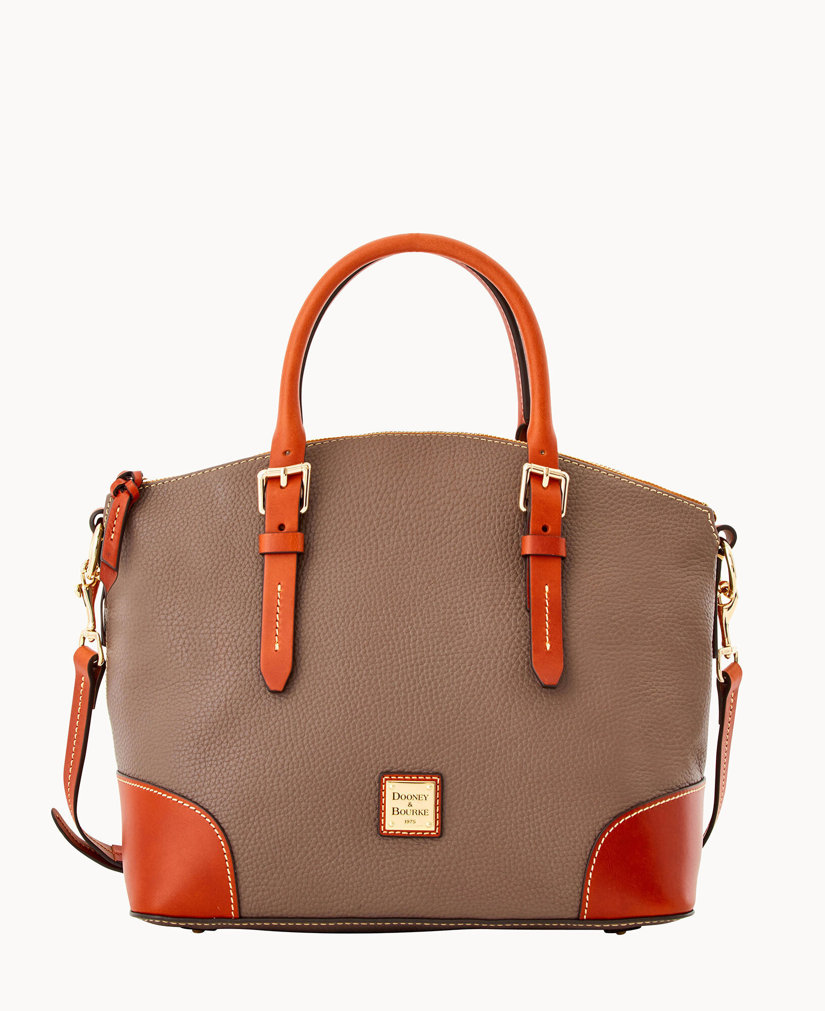 Pebble Grain Domed Satchel | ILoveDooney