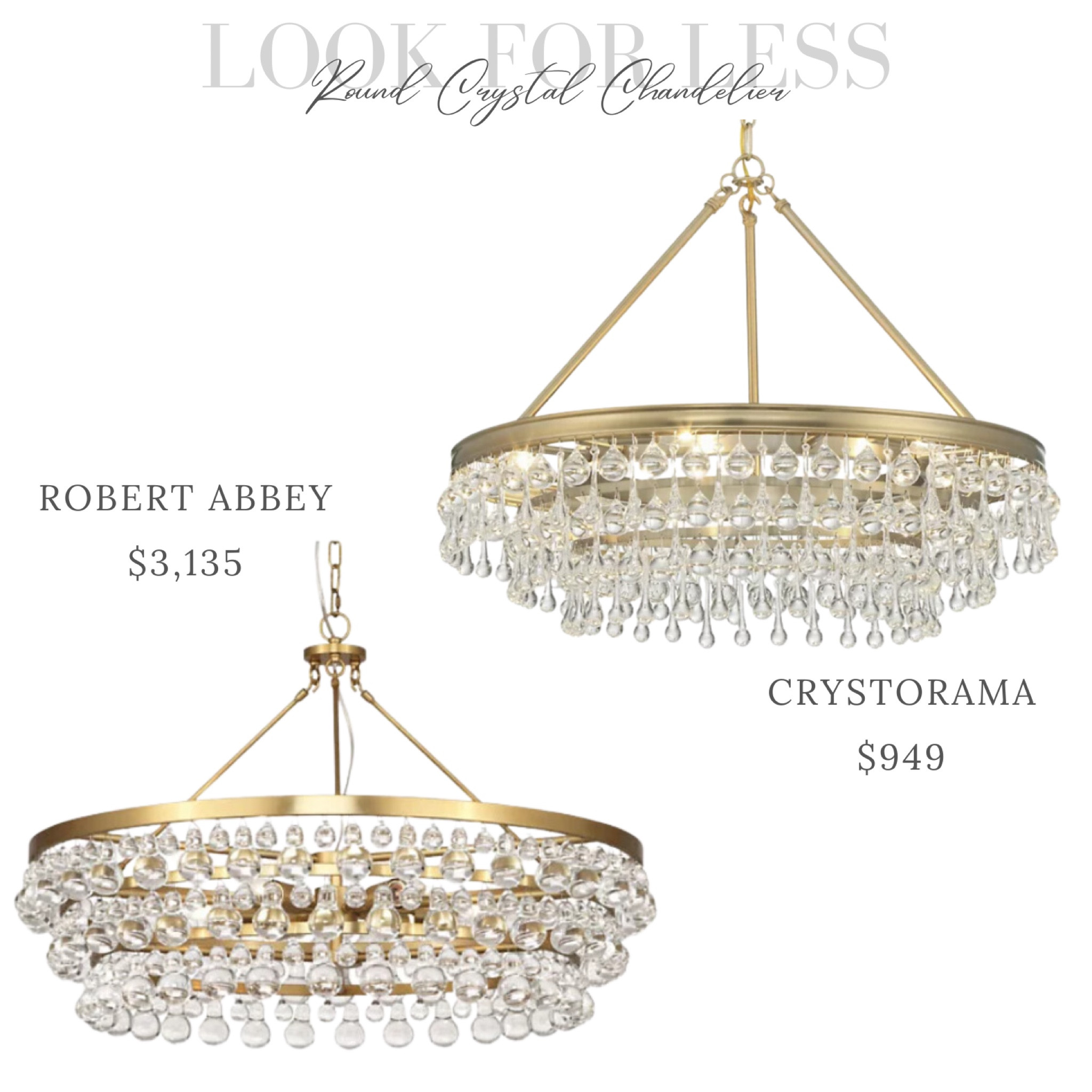 Look for less gold, round crystal chandelier for dining room great room kitchen

#LTKsalealert #LTKstyletip #LTKhome