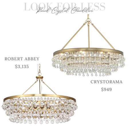 Look for less gold, round crystal chandelier for dining room great room kitchen

#LTKsalealert #LTKstyletip #LTKhome