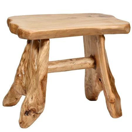 WELLAND Cedar Wood Stool, End Table, Side Table | Walmart (US)