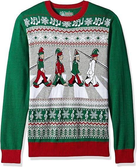 Assorted Elf Crew Neck Xmas Sweaters | Amazon (US)