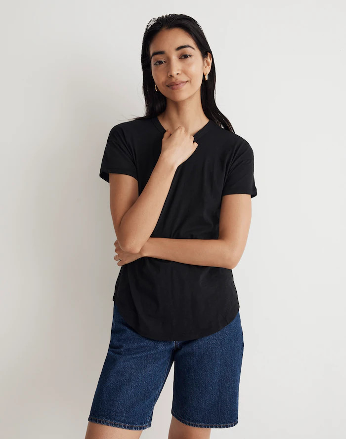 Whisper Crew Neck Tee | Madewell