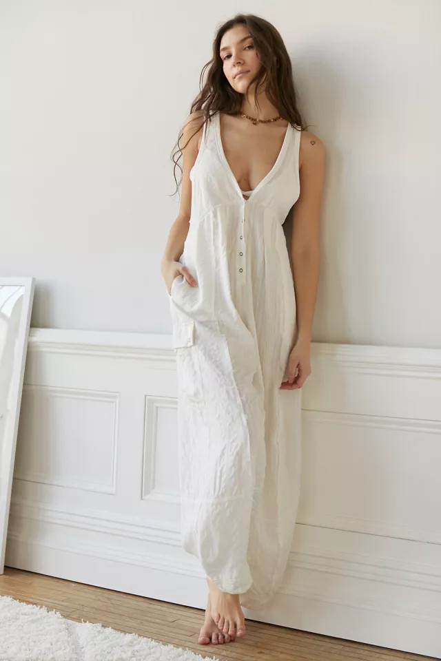 Out From Under Grayson Linen Jumpsuit | Urban Outfitters (US and RoW)